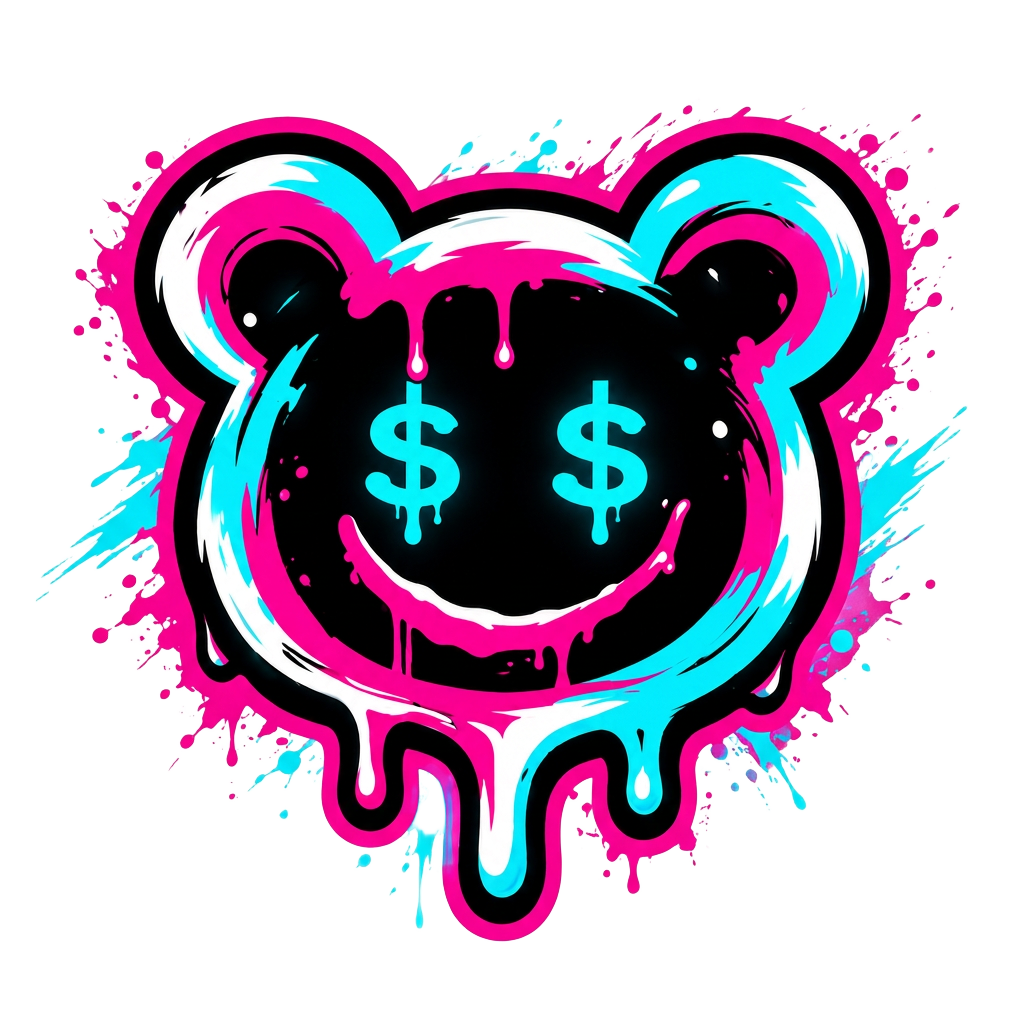 Cash R Money Life Money Bear emblem